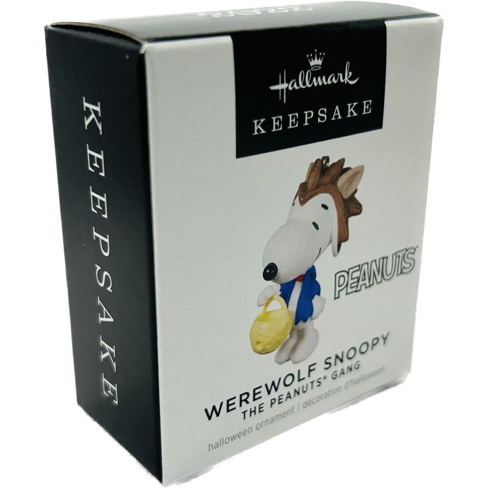 Hallmark WEREWOLF SNOOPY‎ Halloween Miniature Keepsake Ornament 2022 Peanuts